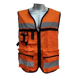 Chaleco Brigadista Reflejante Seguridad Industrial Nf