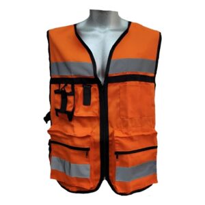 Chaleco Seguridad Industrial Brigadista Reflejante Talla Ch