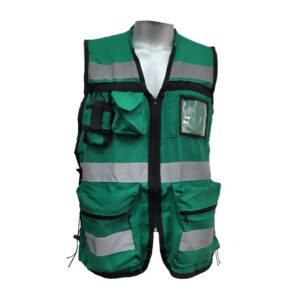 Chaleco Brigadista Reflejante Industrial Autoajustable Rkt