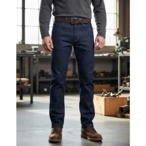 Pantalon De Mezclilla Industrial De Trabajo Uso Rudo