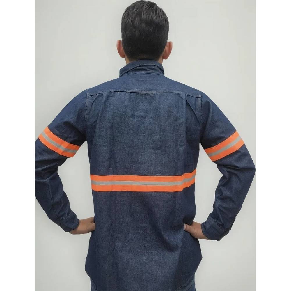 Camisola Mezclilla Delgada 8oz 100% Algodon, Ref Nar - Imagen 3