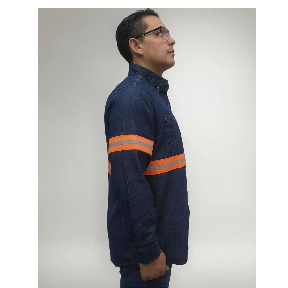 Camisola Mezclilla Delgada 8oz 100% Algodon, Ref Nar - Imagen 4