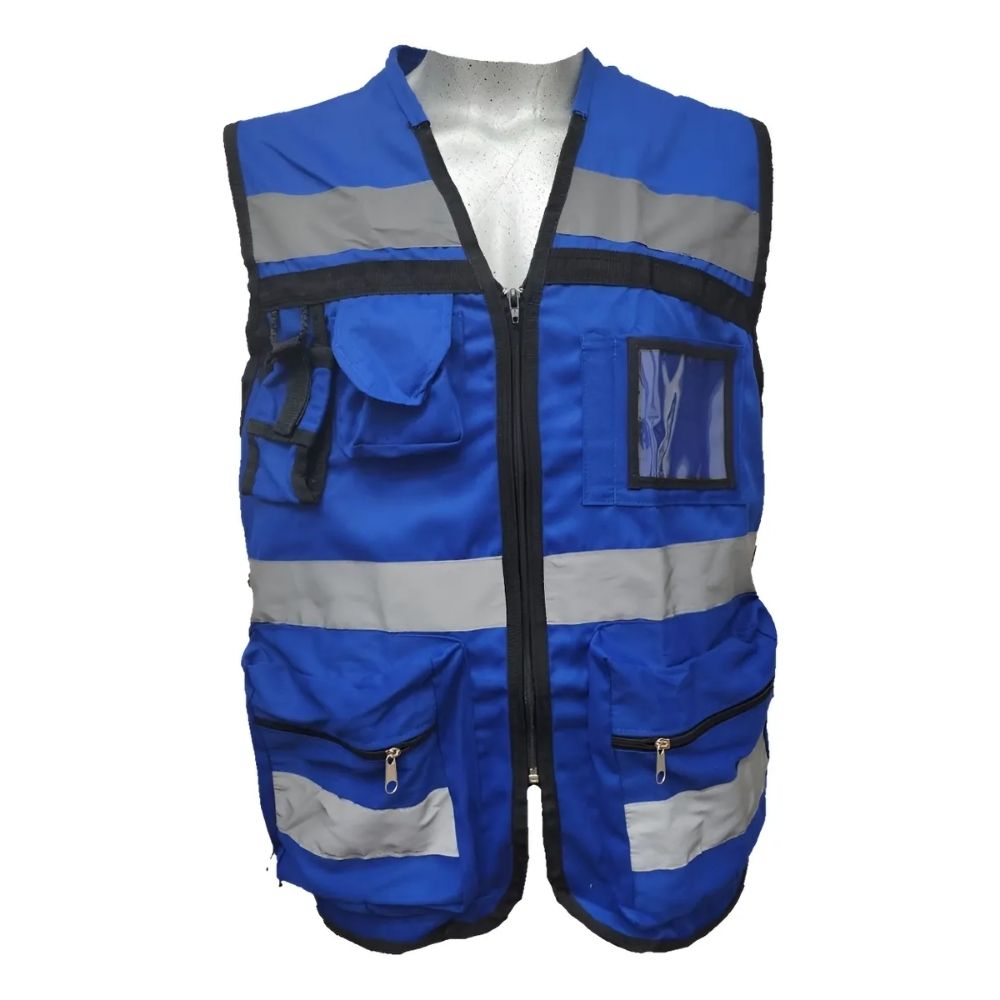Chaleco Brigadista Reflejante Industrial Autoajustable Rkt - Imagen 10