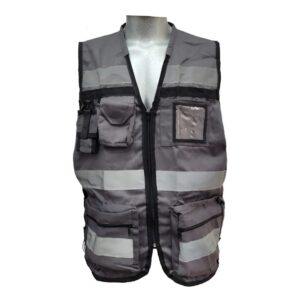 Chaleco Brigadista Reflejante Industrial Ajustable Rkt XL