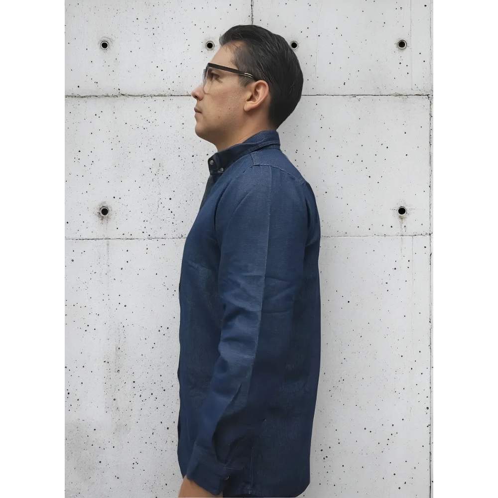 Camisola De Mezclilla Delgada 8oz 100% Algodon Hm - Imagen 3
