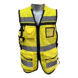Chaleco Brigadista Reflejante Industrial Autoajustable Rkts
