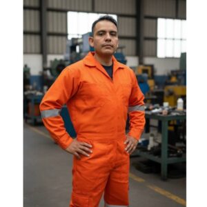 Overol Industrial Con Reflajante 100% Algodon Na