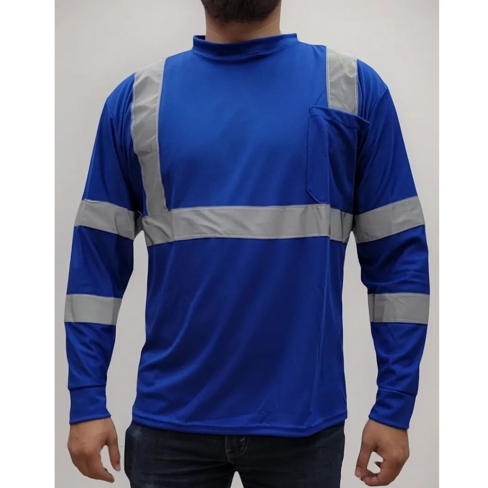 Playera Dry Fit Con Reflejantes De Seguridad Azr