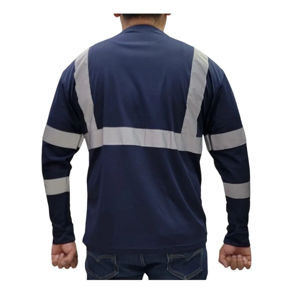 Playera Dry Fit Con Reflejantes Amr - Imagen 5