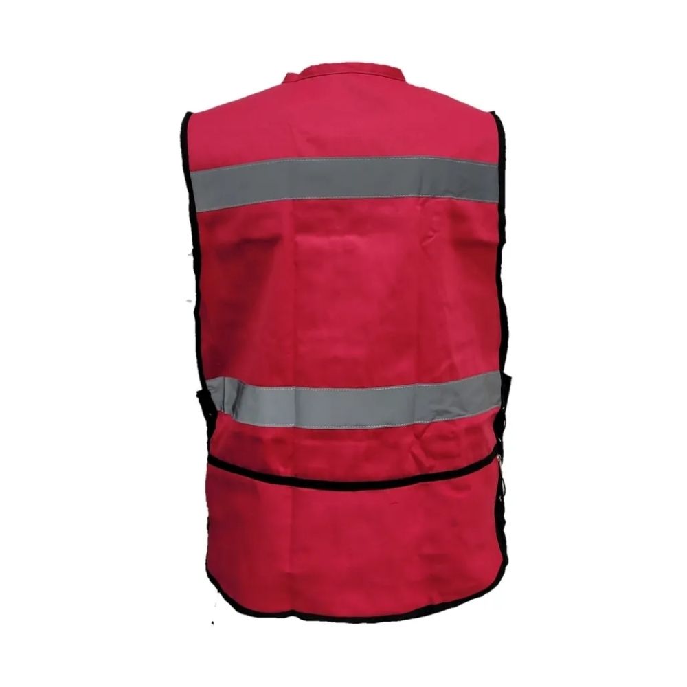 Chaleco Brigadista Reflejante Industrial Ajustable Rkt Ch - Imagen 4