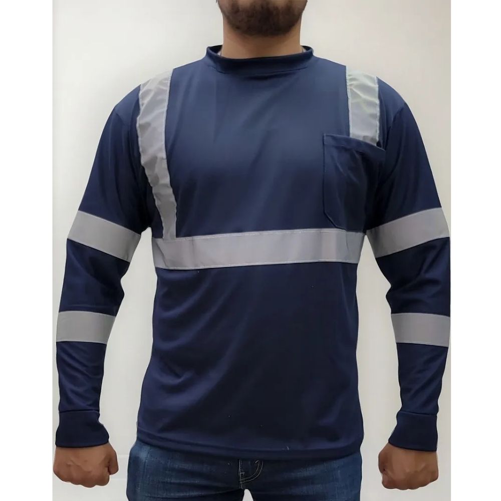 Playera Dry Fit Con Reflejantes Amr - Imagen 3