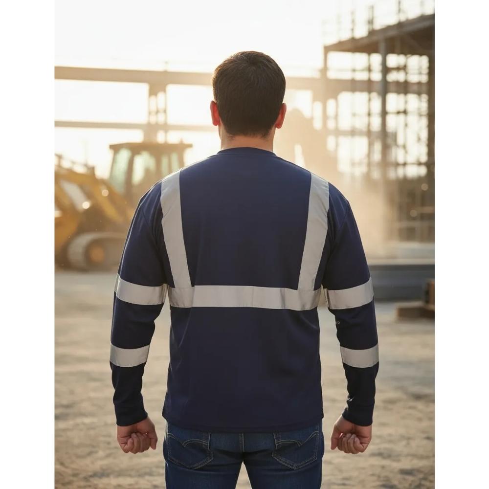 Playera Dry Fit Con Reflejantes Amr - Imagen 2
