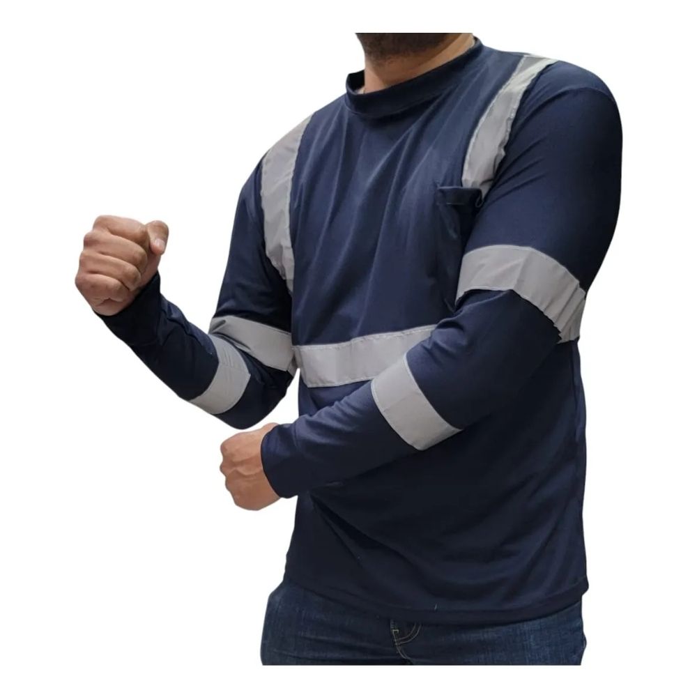 Playera Dry Fit Con Reflejantes Amr - Imagen 4