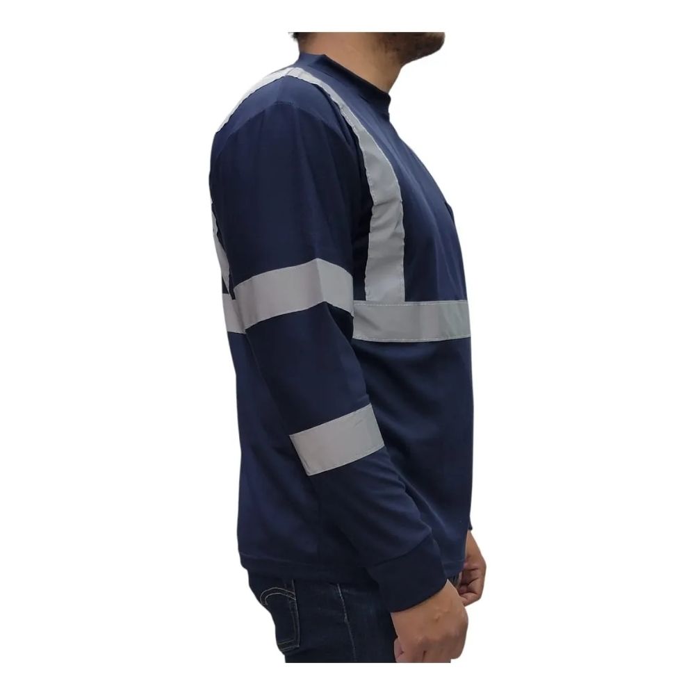 Playera Dry Fit Con Reflejantes Amr - Imagen 6