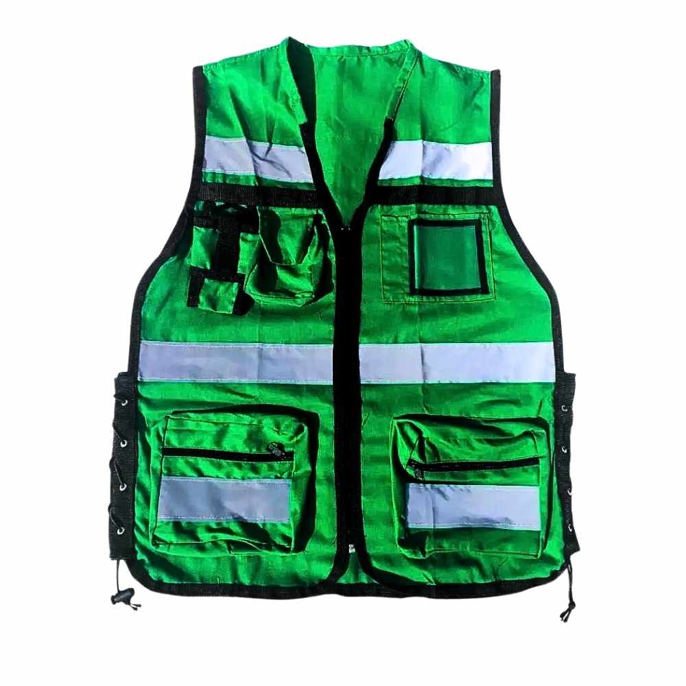 Chaleco Brigadista Reflejante Industrial Autoajustable Rkt - Imagen 5