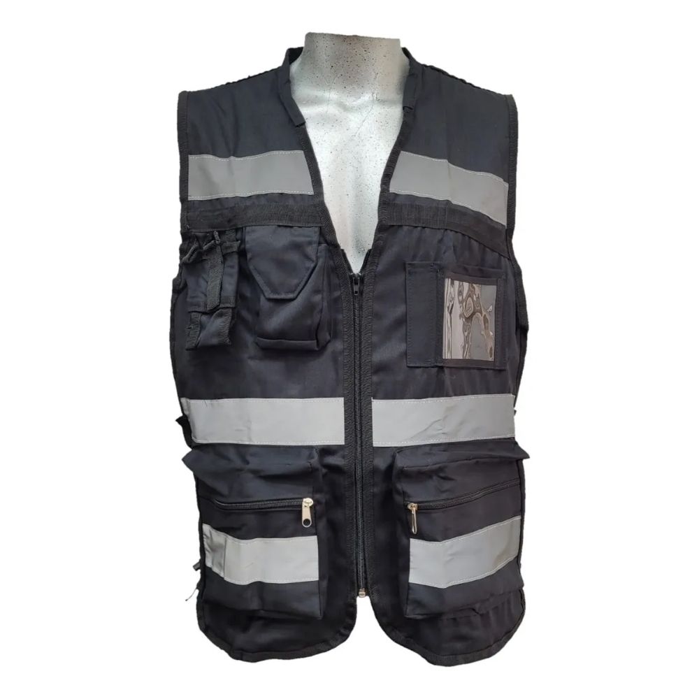 Chaleco Brigadista Reflejante Industrial Autoajustable Rkt - Imagen 7